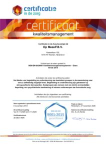ISO9001_2015 Certificaat Op Mezelf HER 2025